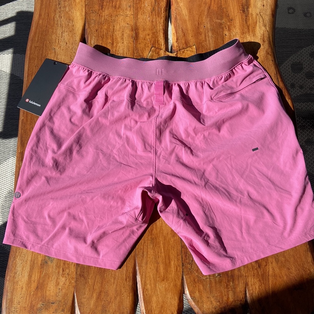NTW Pink Lululemon License to Train 7” in-seam Shorts - Picture 4 of 5